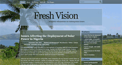 Desktop Screenshot of freshvision.com.ng